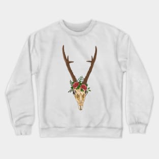 Boho deer skull Crewneck Sweatshirt